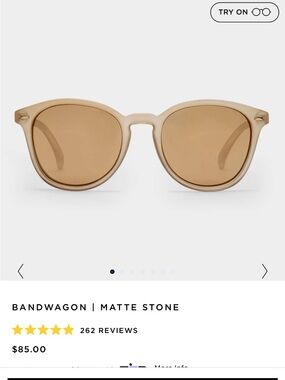 Le Specs Bandwagon Sunglasses in Matte Stone
